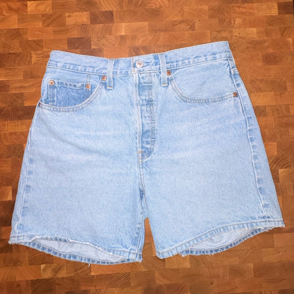 Levi’s 501 Mid Thigh Denim Shorts